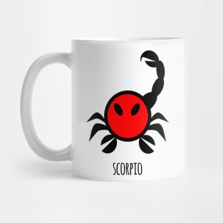 Horoscope - Cute zodiac – Scorpio (white) Mug